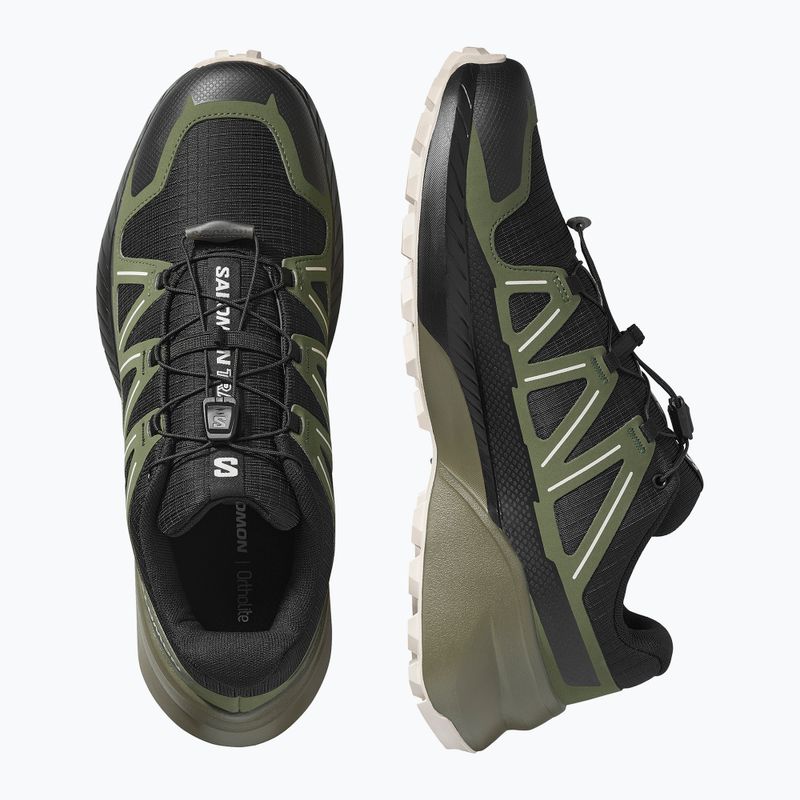 Herren-Laufschuhe Salomon Speedcross Peak schwarz/schwarzer Wald/regentag 6