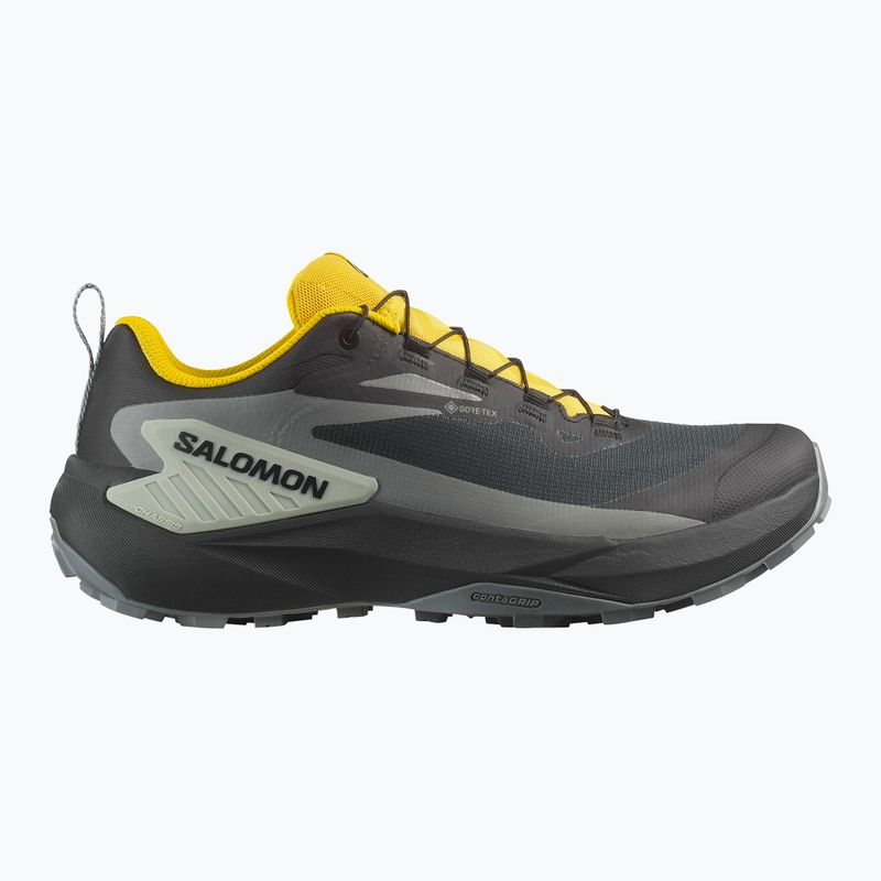 Herren-Laufschuhe Salomon Genesis GTX schwarz/sedona sage/incaberry 9