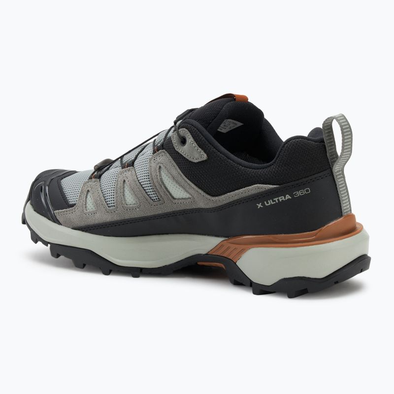 Herren-Trekkingschuhe Salomon X Ultra 360 Leather GTX Schmiedeeisen / Sedona Sage / Sierra 3