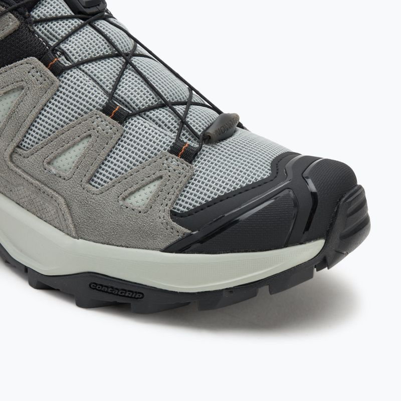 Herren-Trekkingschuhe Salomon X Ultra 360 Leather GTX Schmiedeeisen / Sedona Sage / Sierra 7