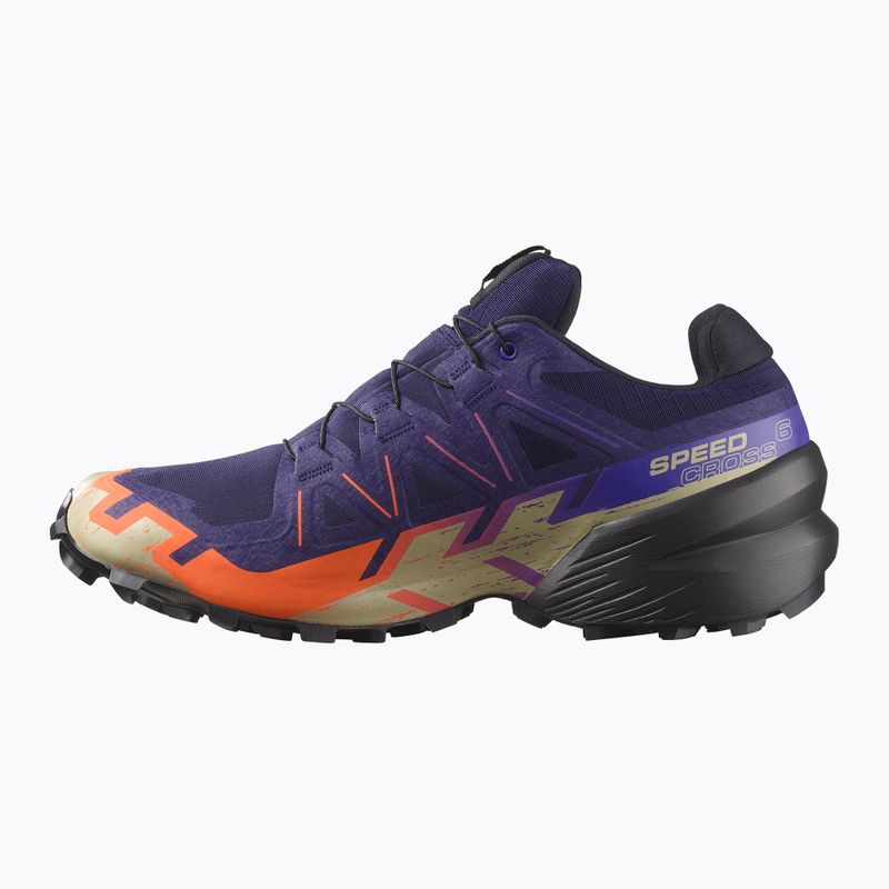 Herren-Laufschuhe Salomon Speedcross 6 GTX maritime blue/schwarz/cherry tomato 3