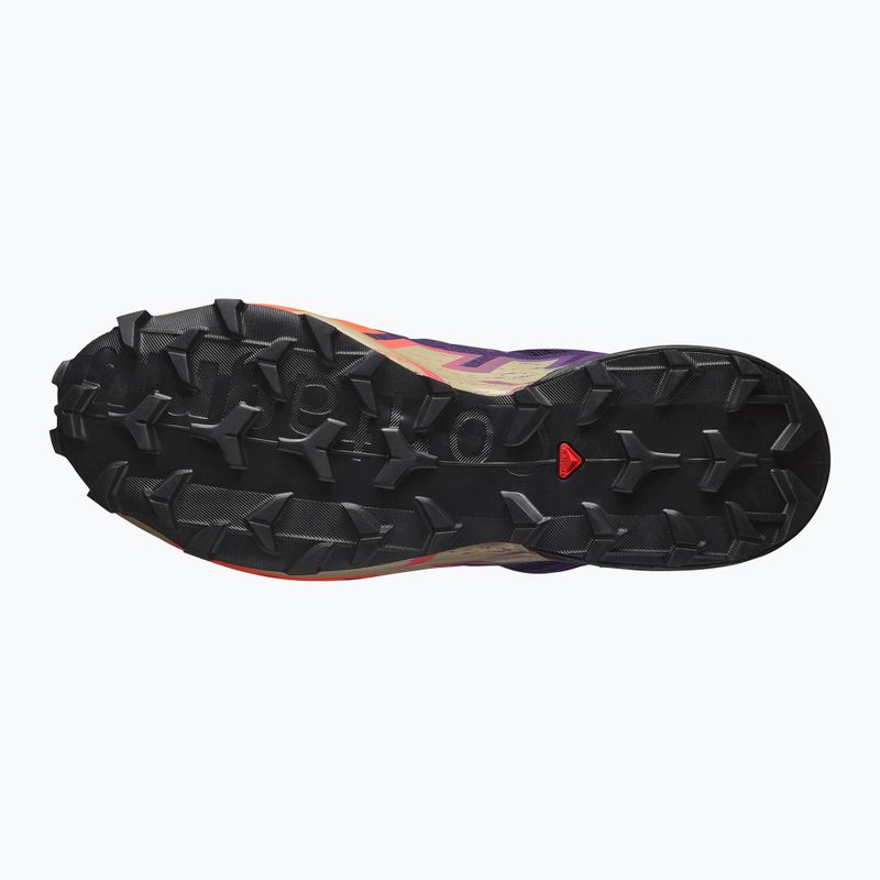 Herren-Laufschuhe Salomon Speedcross 6 GTX maritime blue/schwarz/cherry tomato 5