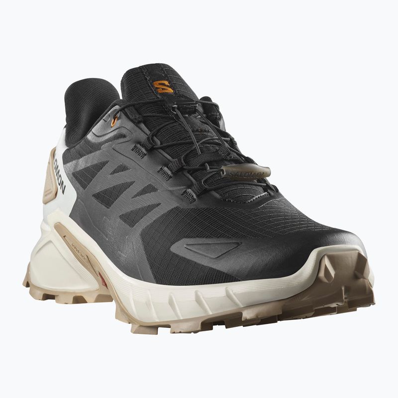 Herren Laufschuhe Salomon Supercross 4 schwarz / Vanilleeis / weißer Pfeffer