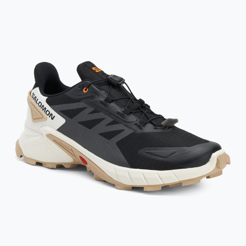Herren Laufschuhe Salomon Supercross 4 schwarz / Vanilleeis / weißer Pfeffer