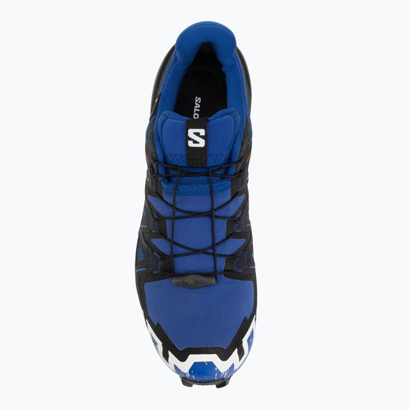 Laufschuhe Salomon Speedcross 6 GTX surf the web/fiery red/white 5