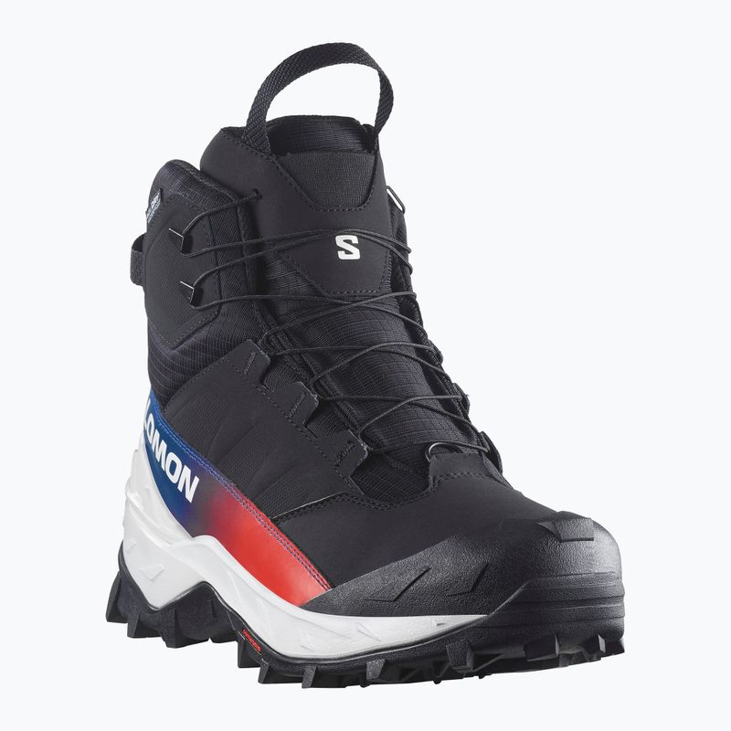 Herren-Trekkingstiefel Salomon Crosstrak Powder WP Equipe black/black 2