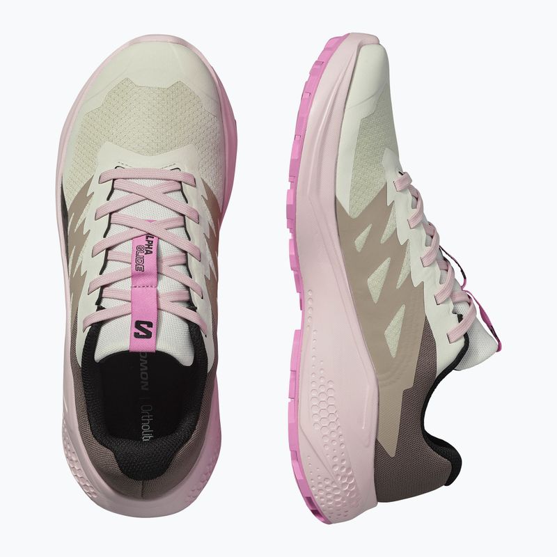 Damen-Laufschuhe Salomon Alphaglade vanilla ice/fairy tale/cyclamen 5