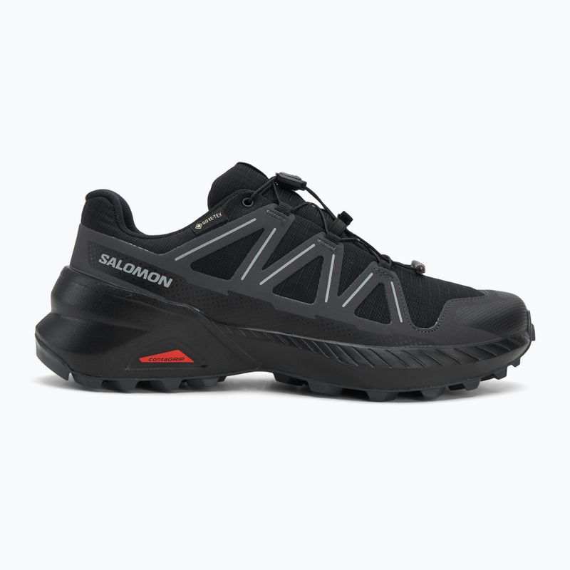 Herren-Laufschuhe Salomon Speedcross Peak GTX schwarz/schwarz/teer 2
