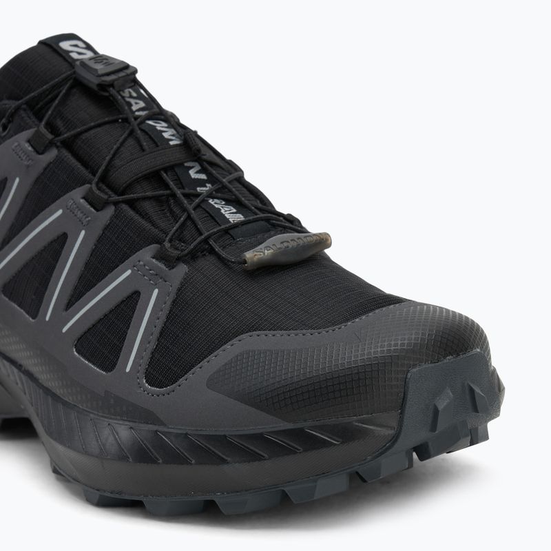 Herren-Laufschuhe Salomon Speedcross Peak GTX schwarz/schwarz/teer 7