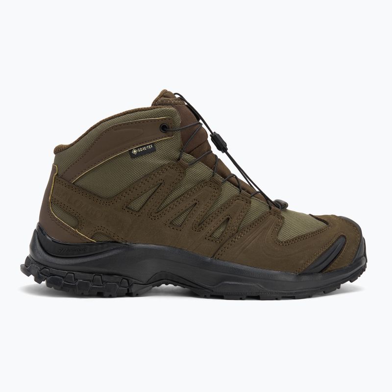 Herren-Trekking-Schuhe Salomon XA Tracker GTX earth brown/olive night/schwarz 2