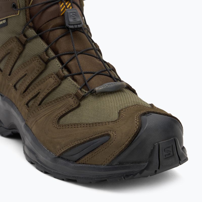 Herren-Trekking-Schuhe Salomon XA Tracker GTX earth brown/olive night/schwarz 7