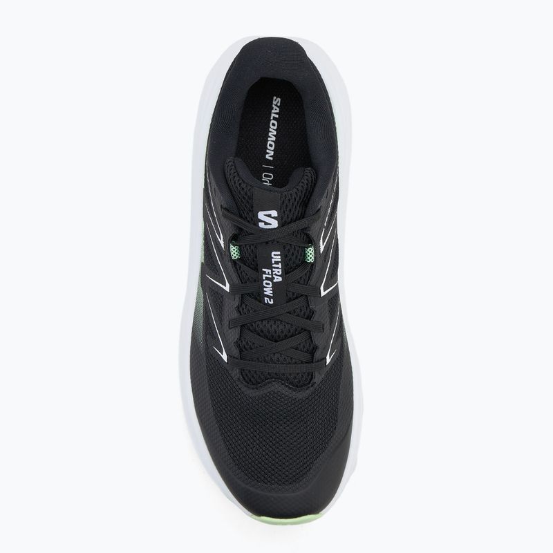 Herren-Laufschuhe Salomon Ultra Flow 2 schwarz/weiß/patina grün 5