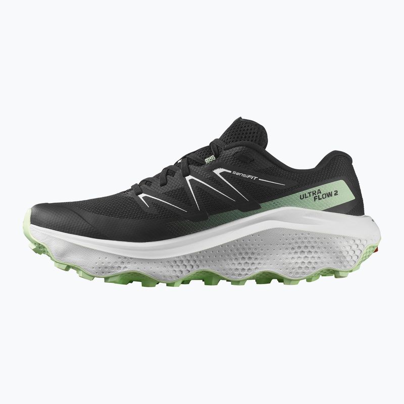 Herren-Laufschuhe Salomon Ultra Flow 2 schwarz/weiß/patina grün 10