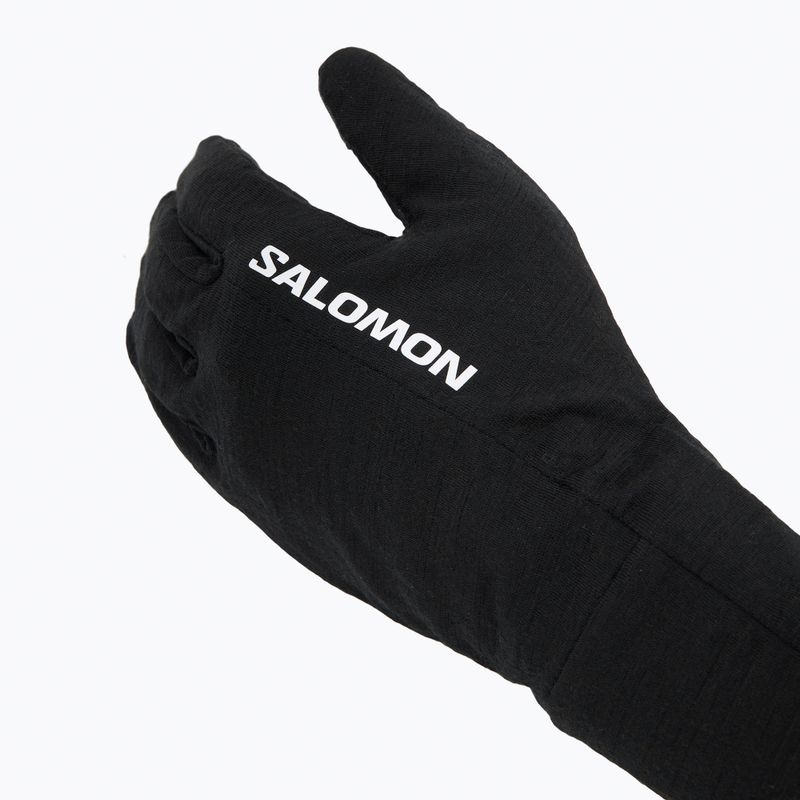 Salomon Merino Gloves tiefschwarze Laufhandschuhe 4