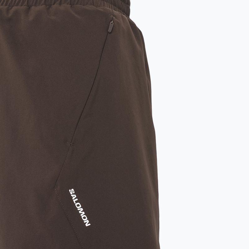 Herren-Laufshorts Salomon Shakeout C 2IN1 7" Kaffee-Bohne 3