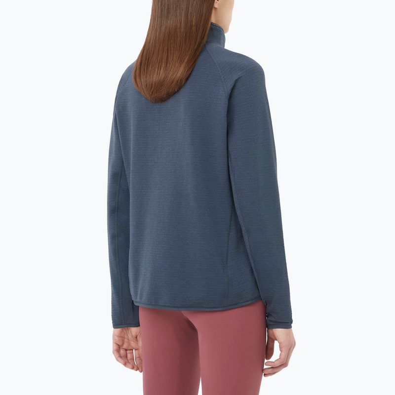 Damen-Trekkingpullover Salomon Essential Lightwarm Half Zip blue night 2