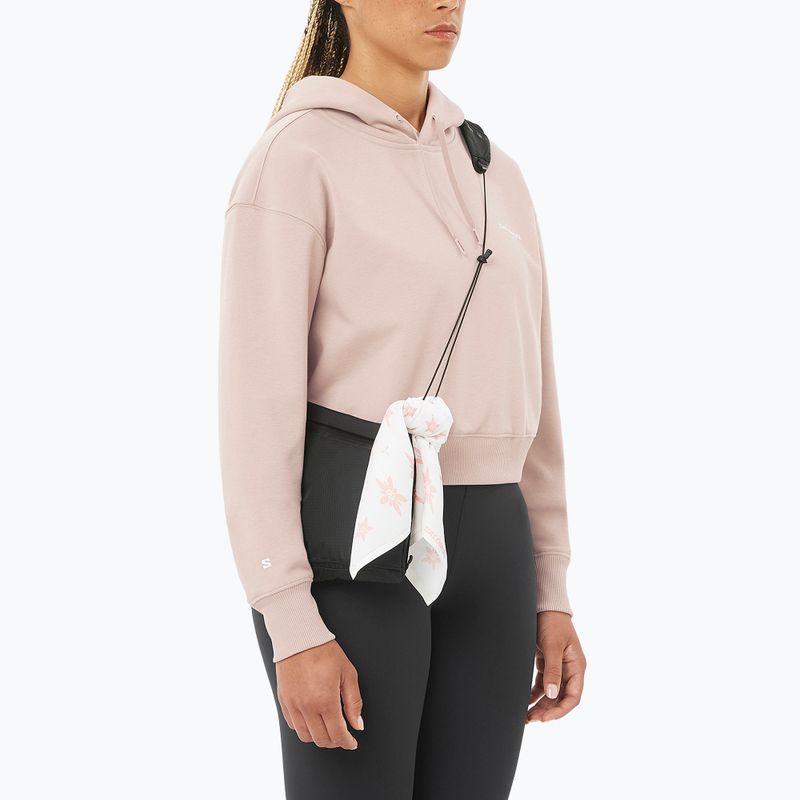 Damen Trekking-Sweatshirt Salomon Short Hoodie etherea 2