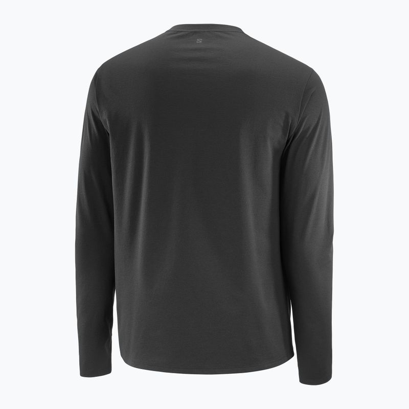 Longsleeve Herren Salomon Trackline deep black 5