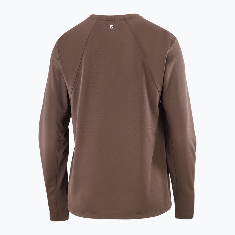 Damen-Longsleeve Salomon Shakeout Core Kaffeebohne 4