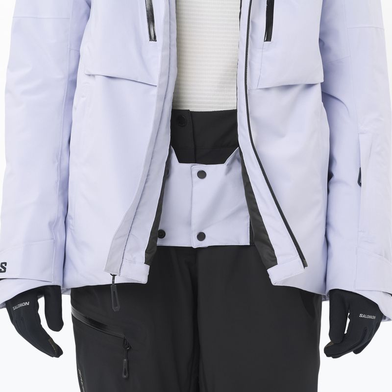 Damen-Skijacke Salomon Brilliant 2.0 Cosmic Sky 4