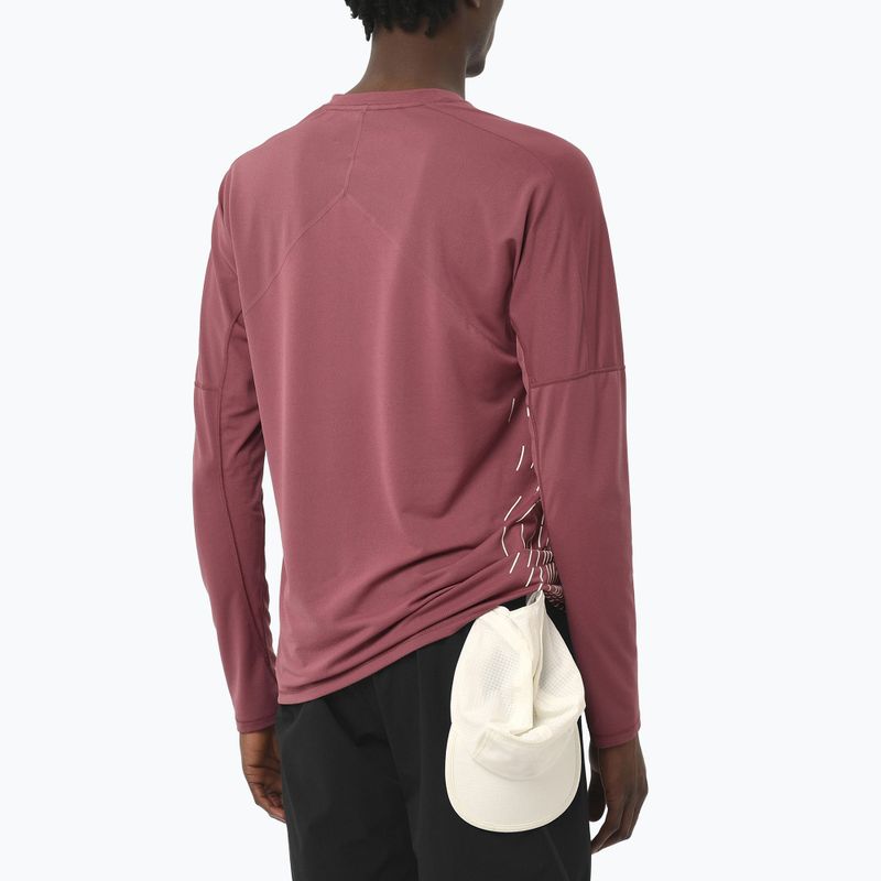 Langarm-Laufshirt für Herren Salomon Sense Aero GFX nocturne 2