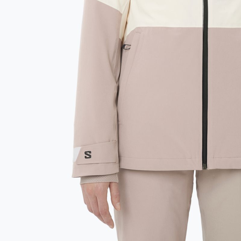 Damen-Skijacke Salomon Highland whisper white/etherea 4