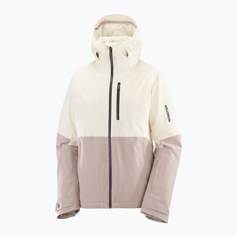 Damen-Skijacke Salomon Highland whisper white/etherea 7
