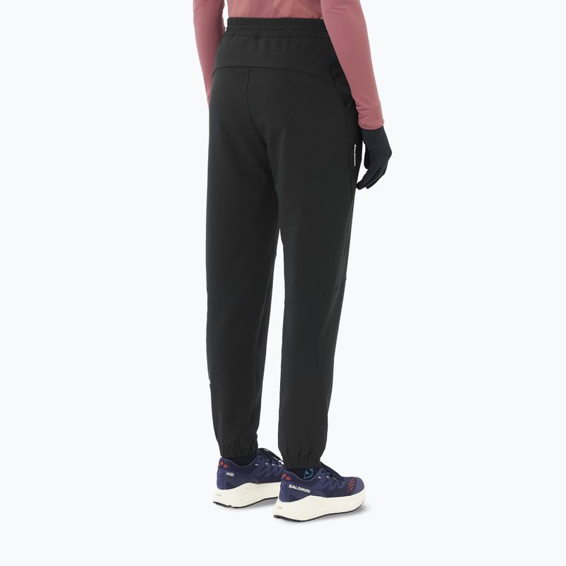 Laufhose Damen Salomon Shakeout Hexaflow Pants deep black 3