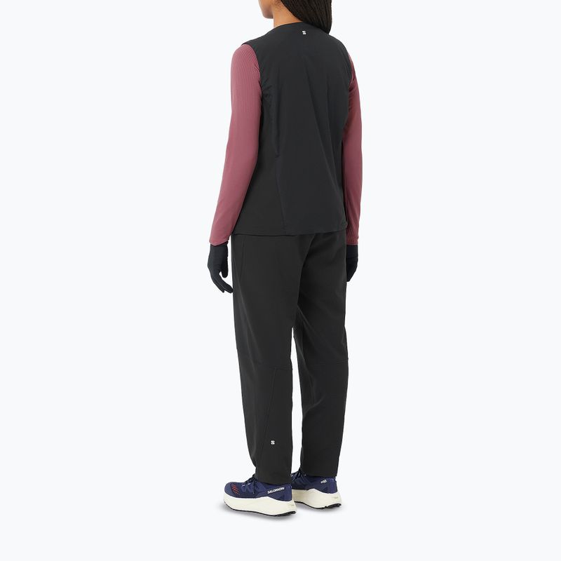 Laufhose Damen Salomon Shakeout Hexaflow Pants deep black 4