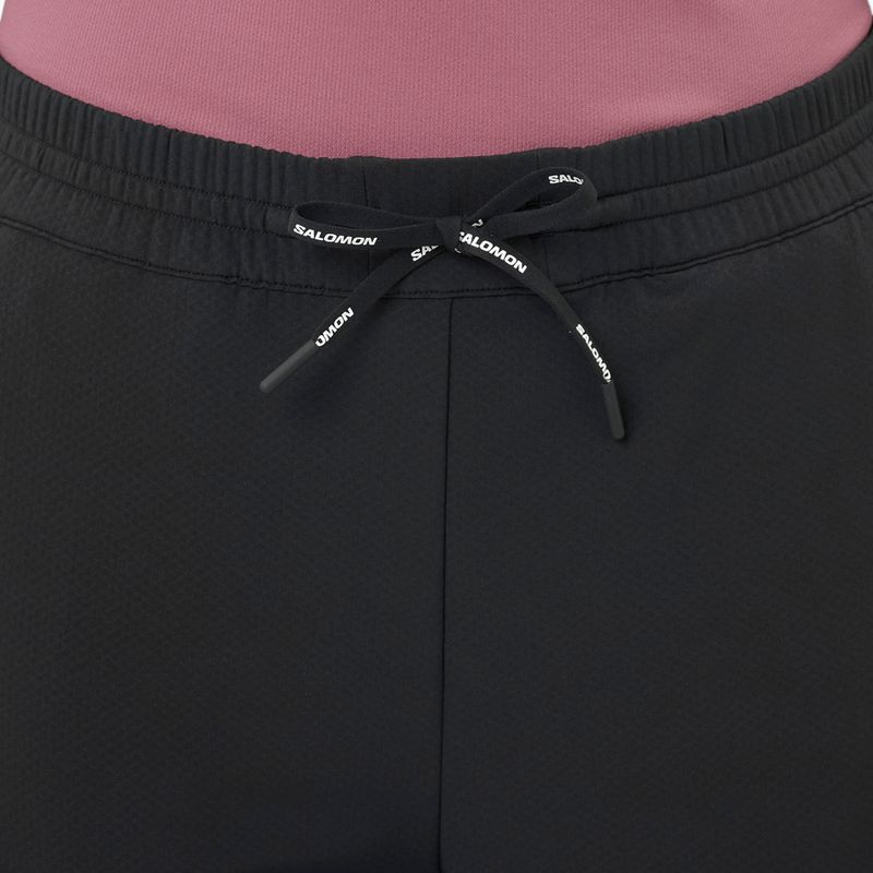 Laufhose Damen Salomon Shakeout Hexaflow Pants deep black 5