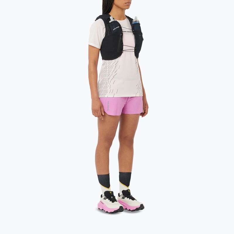 Damen-Laufshirt Salomon Sense Aero SS Tee GFX whisper white 2