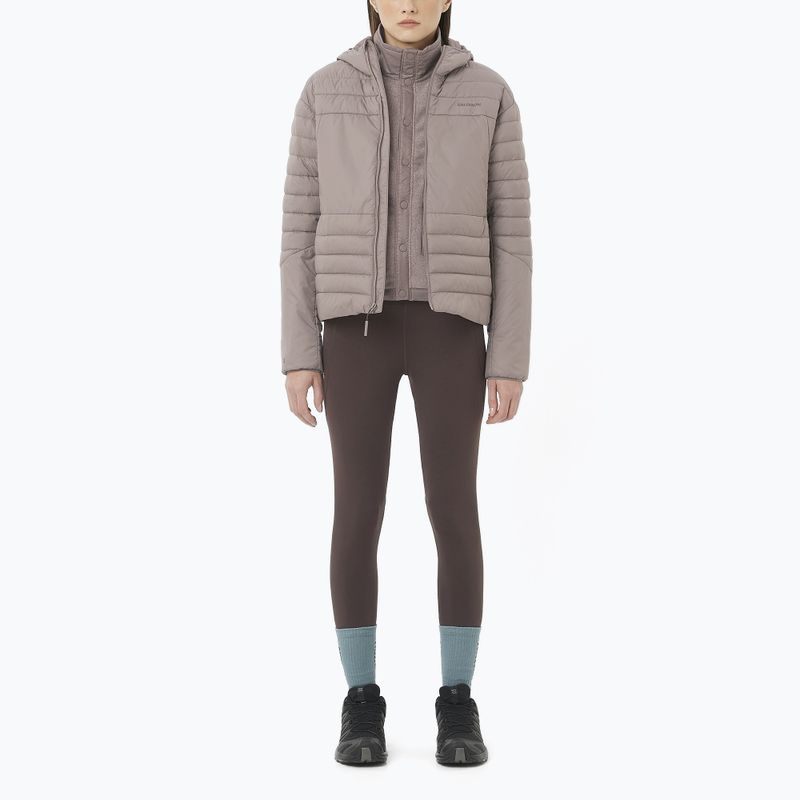 Salomon Reflex Hoodie Frauen winddichte Jacke Eisen 2