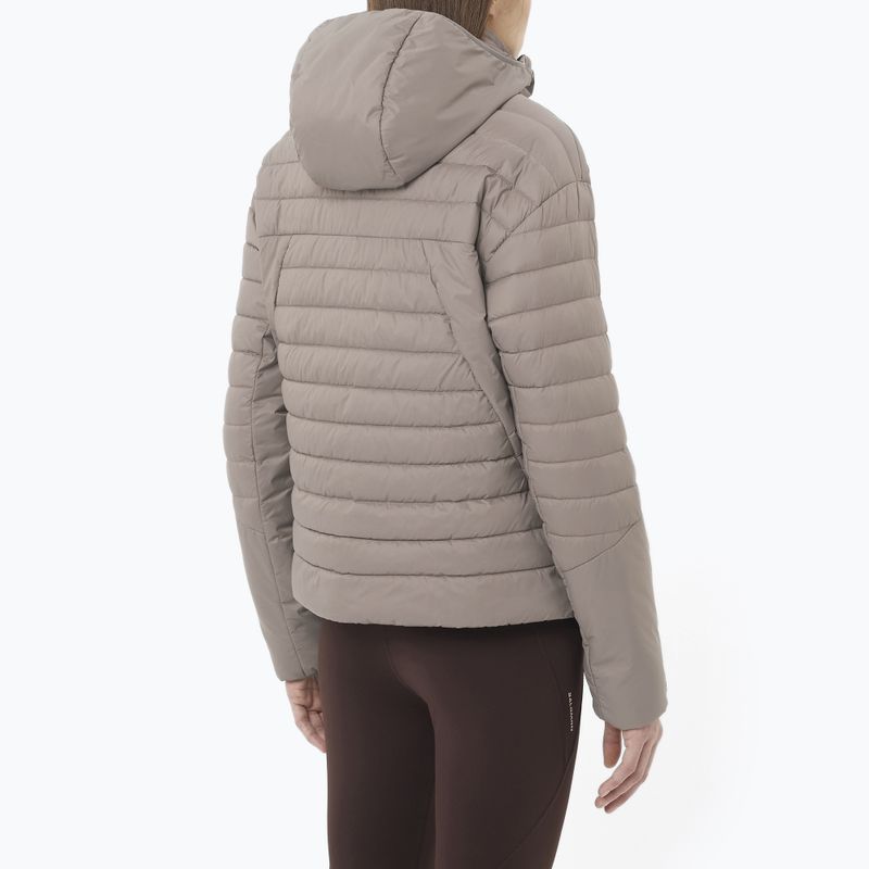 Salomon Reflex Hoodie Frauen winddichte Jacke Eisen 4