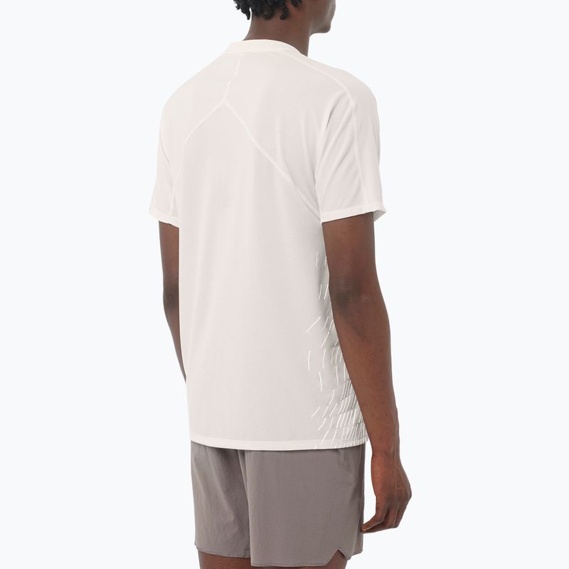 Herren-Laufshirt Salomon Sense Aero GFX whisper white 2