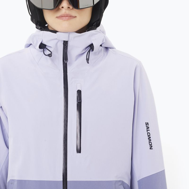 Damen-Skijacke Salomon Highland cosmic sky/blue granite 3