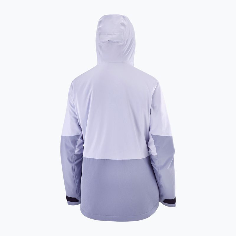 Damen-Skijacke Salomon Highland cosmic sky/blue granite 8