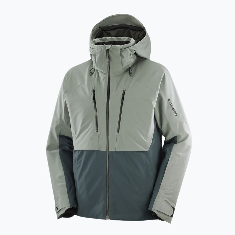 Herren-Skijacke Salomon Brilliant 2.0 Sedona Sage/Grün 9