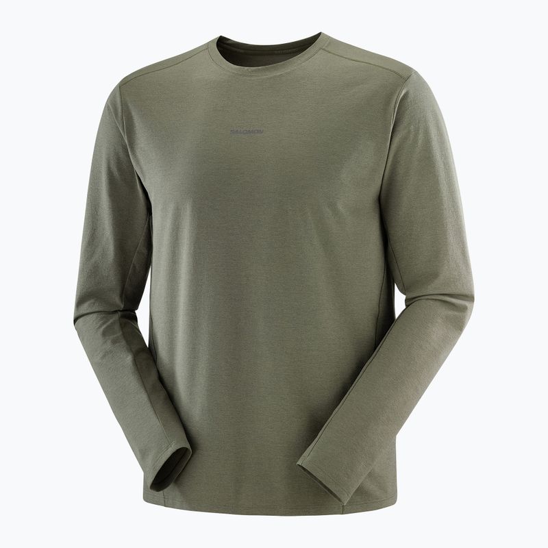 Langarmshirt Herren Salomon Trackline Traubenblatt 4