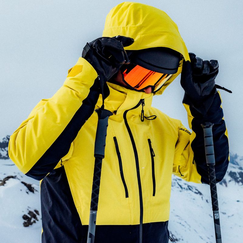 Herren-Skijacke Salomon Brilliant 2.0 cress green/deep black 12