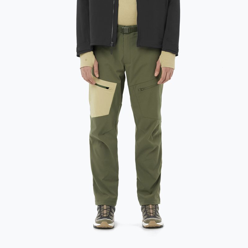 Herren-Trekkinghose Salomon Outerpath Utility grape leaf
