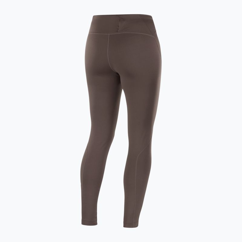 Damen-Laufleggings Salomon SHAKEout Core 28" coffee bean 4