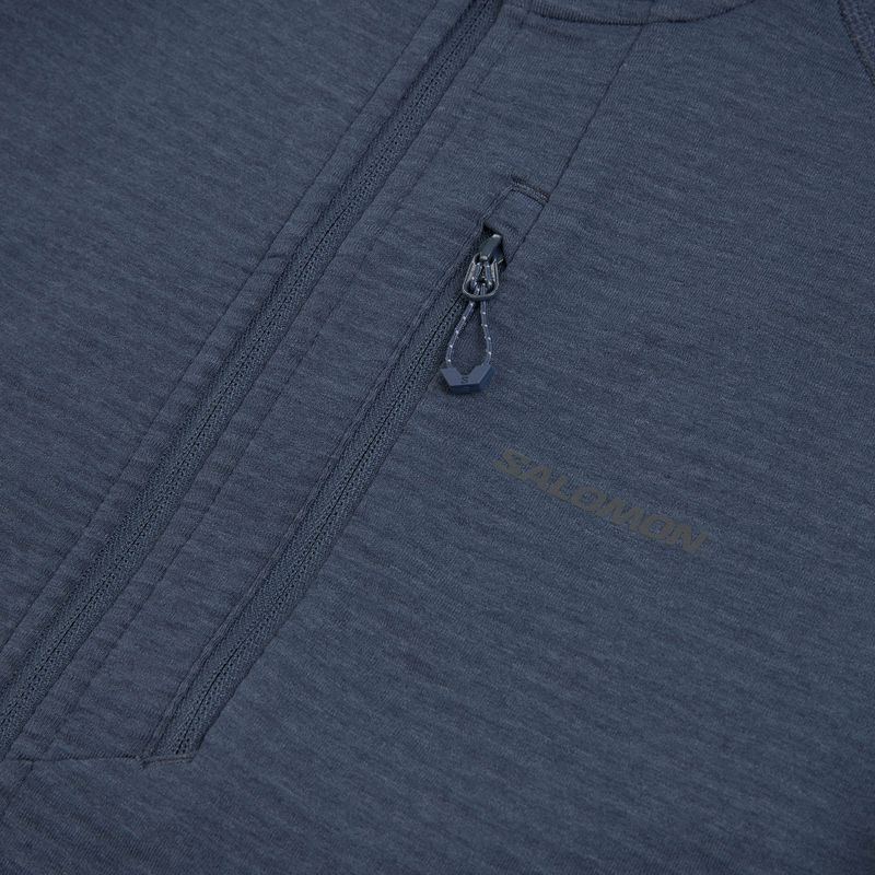 Fleecejacke für Damen Salomon Lightwarm Full Zip blue nights 7