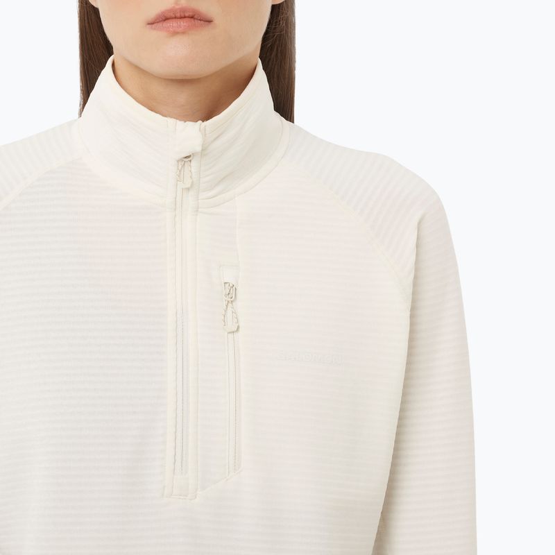 Damen-Trekkingpullover Salomon Essential Lightwarm Half Zip whisper white 3