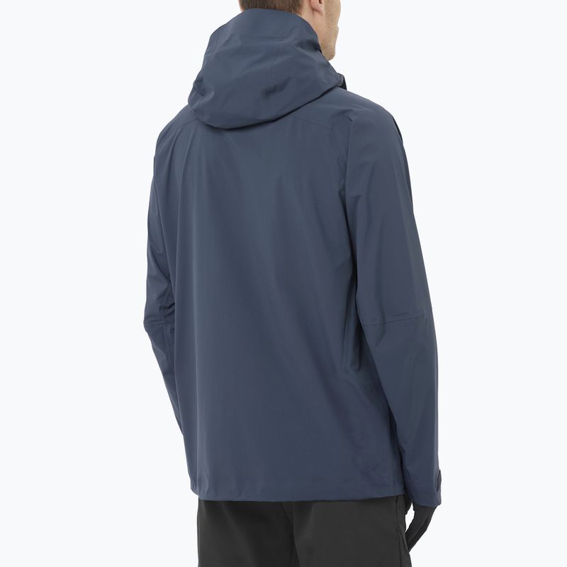 Herren Softshell-Jacke Salomon Outherpath Pro 2.5 l Blue Nights 2