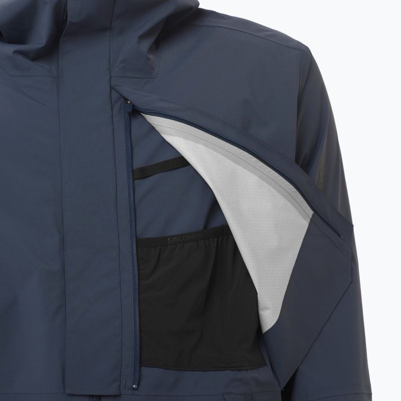 Herren Softshell-Jacke Salomon Outherpath Pro 2.5 l Blue Nights 5