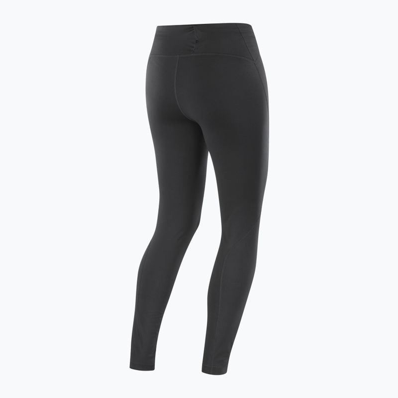 Damen-Laufleggings Salomon Shakeout Core Warm deep black 6