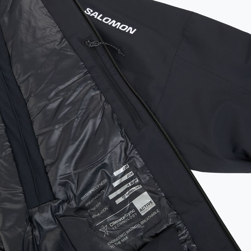 Herren-Skijacke Salomon Spectral deep black 13