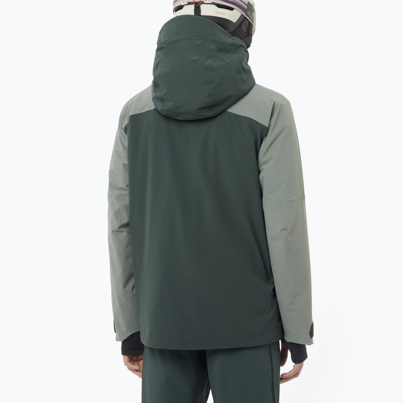 Herren-Skijacke Salomon Spectral green gables/sedona 2