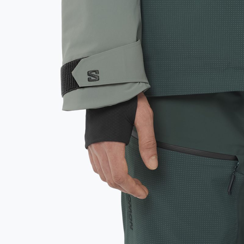 Herren-Skijacke Salomon Spectral green gables/sedona 6