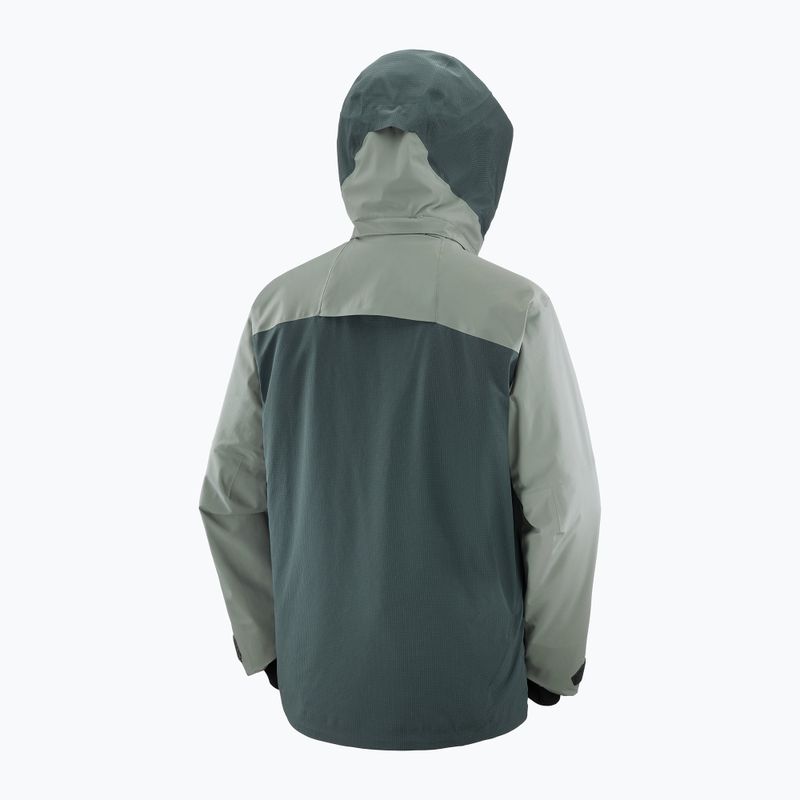 Herren-Skijacke Salomon Spectral green gables/sedona 10